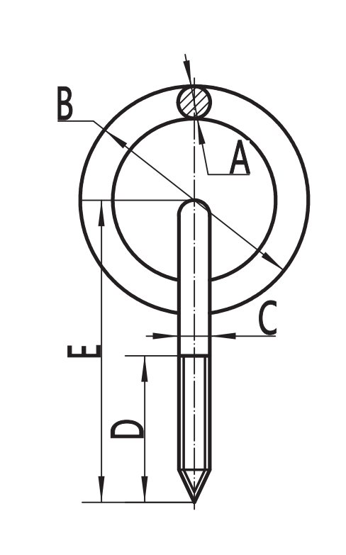 Mooring Ring Screw type view 2