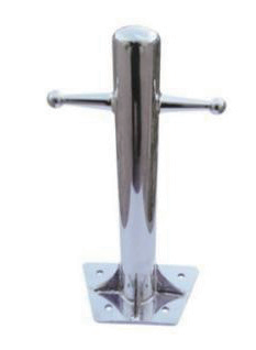 Stainless steel Single Cross Bollard view 4